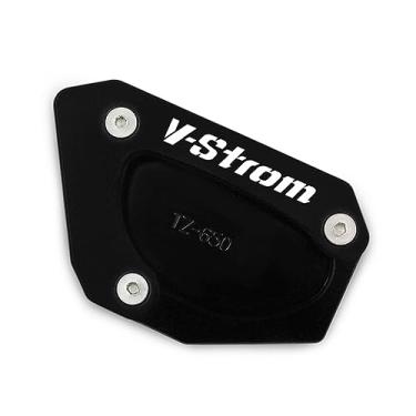 Imagem de Para suzuki V-STROM 650/xt vstrom dl 650 dl650 2004-2023 acessório da motocicleta suporte lateral ampliador placa kickstand almofada