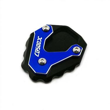 Imagem de Acessórios para motocicletas Placa de extensão para descanso lateral, placa ampliadora, suporte para descanso lateral, para CB500X CB 500X CB500 X 2013-2023