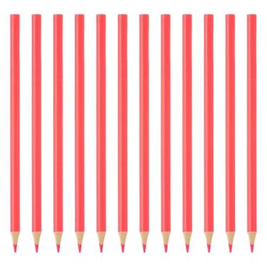 Imagem de PATIKIL Conjunto de lápis de cor rosa, 12 lápis de cor a óleo, lápis de desenho de madeira para artistas, pintura artística