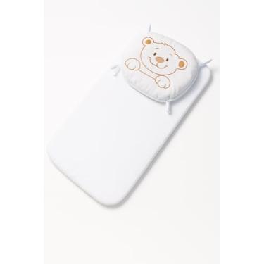 Imagem de Colchão Moisés E Carrinho Vira Moises + Travesseiro Estampado