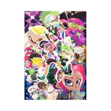 Imagem de Pôster De Arte Anime Splatoon 3 Impressão Em Canvas Decoração De Pared
