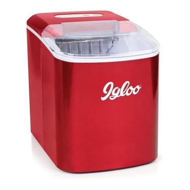 Imagem de Máquina de Gelo Automática Portátil até 11 kg de Gelo em 24h, 110v, IGLOO ICEB26RR, Vermelho