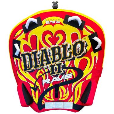 Imagem de Boia Rebocável Inflável Para 2 Pessoas, Resistente, RAVE SPORTS, Vermelho