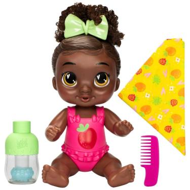 Imagem de Boneca Snuggle Berry Boo com Shampoo para Cabelos e Tamanho 27 cm para Crianças Acima de 3 Anos, Baby Alive, Cabelo Preto