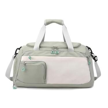 Imagem de Bolsa Mala De Viagem Academia Multifuncional De Grande Capacidade(verde claro)