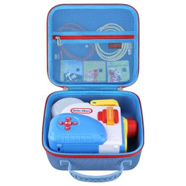 Imagem de Elonbo Estojo De Transporte Para Nebulizador Unoseks Adultos E Crianças, Viagem Atomizador Portátil Doméstico, Suporte Mesa Inalador Asma, Bolso Malha Tubo Máscara, Azul