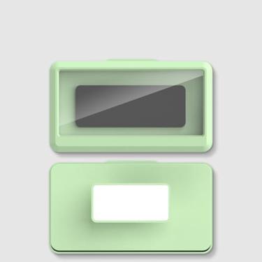 Imagem de Suporte de telefone de chuveiro à prova d'água com rotação de 360°, ângulo ajustável, suporte de telefone montado na parede para espelho de banheiro, banheira, cozinha, rotativo, verde esmeralda