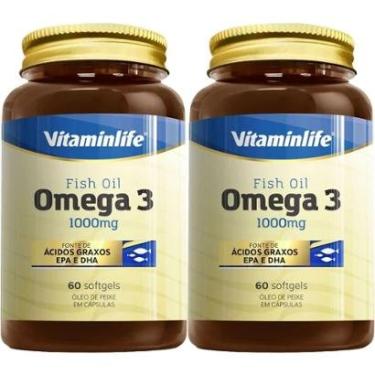 Imagem de Kit 2X Omega 3 1000mg - 60 Cápsulas - VitaminLife-Masculino