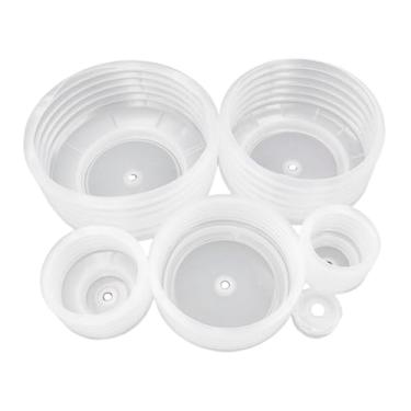 Imagem de Gralara Conjunto de 6 coletores de pó para serra copo, ideais para bancadas de drywall e furadeiras.