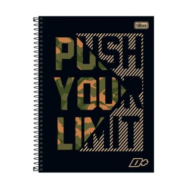 Imagem de Caderno Espiral Capa Dura Universitário 10 Matérias D+ 200 Tilibra Estampa 16