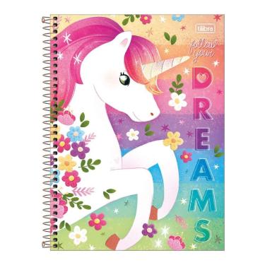 Imagem de Caderno Espiral Capa Dura Universitário 1 Matéria Blink 80 Folhas Tilibra Estampa 7