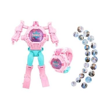 Imagem de Relógio Projetor Eletrônico Infantil Marvel Heroes Homem-Aranha Capitã