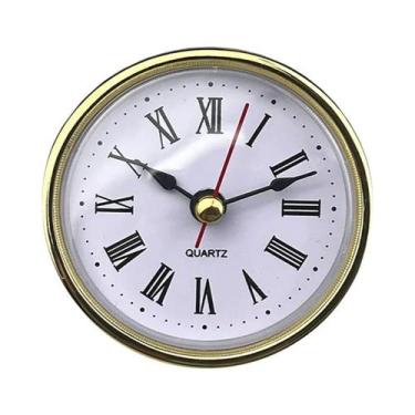 Imagem de Relógio De Parede Clássico Redondo De 65mm Com Movimento De Quartzo E 