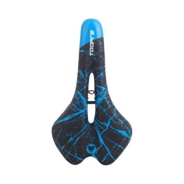 Imagem de Selim De Bicicleta Em Couro PU Macio Com Gel Antichoque, Confortável P