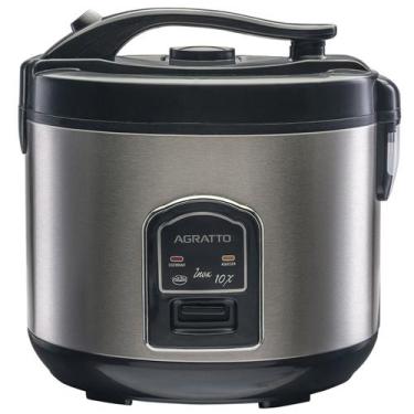 Imagem de Panela Elétrica de Arroz Legumes Inox 10 Xícaras Antiaderente 700W Arr