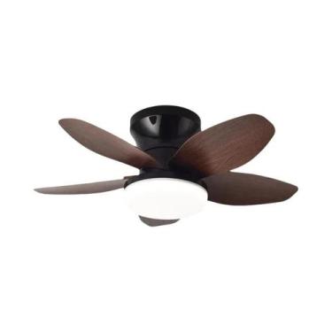 Imagem de Ventilador De Teto De 25 Polegadas Com Luzes E Controle Remoto, Motor 