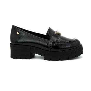Imagem de Sapato Mississipi J1082 Mocassim Oxford Tratorado Feminino, 37, Preto