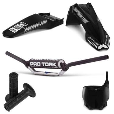 Imagem de Kit Motocross Trilha Off Road Peças Moto Mx2 Pro Tork, PRETO, Único