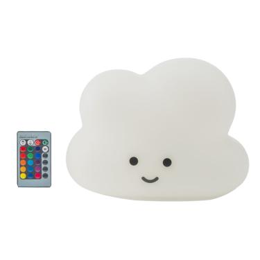 Imagem de Luminária Infantil + Controle Remoto - Nuvem Natural