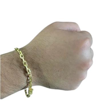 Imagem de Pulseira 5 milímetros Quina de Moeda Antiga Joias maciças