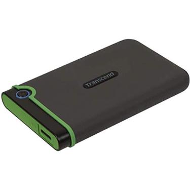 Imagem de Transcend Disco rígido externo robusto 2TB USB 3.1 Gen 1 StoreJet 25M3G SJ25M3G TS2TSJ25M3G, verde militar