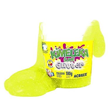 Imagem de Slime Kimeleca Glitter Unidade 180g Acrilex Com Cheiro De Fruta
