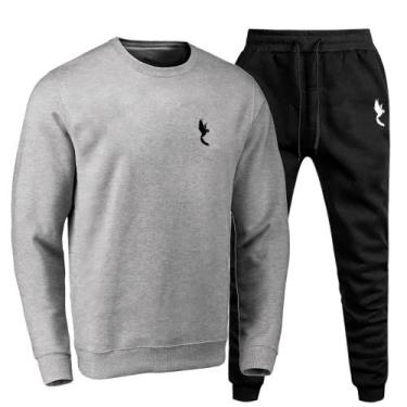 Imagem de Conjunto Moletom Masculino Flanelado Conforto Dia a Dia - Polo Blu, P,