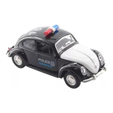 Imagem de Carrinho Coleção De Metal  Fusca Viatura  Polícia - Toy King