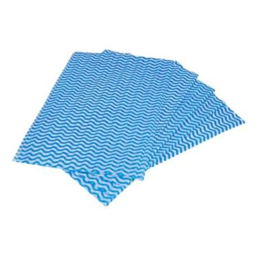 Imagem de Pano Multiuso Wiper Limtech - 33cm X 50cm - 45g/m² - 5 Folhas - Azul -