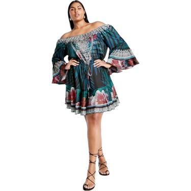 Imagem de City Chic Vestido feminino Citychic Plus Size para noites de verão, Noites de verão, 58