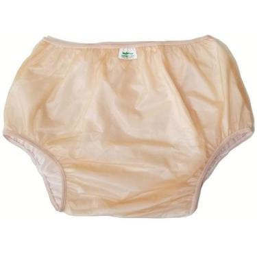 Imagem de Calça Plástica Geriátrica Senior Luxo Sem Botao Cor Bege, G