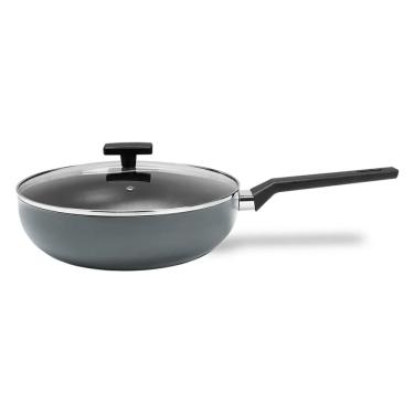 Imagem de Panela Wok Ceramic Life Com Tampa Preserve em Aluminío 28cm 3,55L 7238/168 Brinox