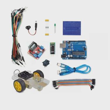 Imagem de Kit Robótica Iniciante c/ app Smartphone para Arduino