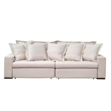 Imagem de Sofá Monet - Linho Scott Cru - Sofá de Fábrica, 2,90m