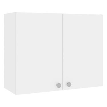 Imagem de Armário De Lavanderia Aéreo Com 2 Portas 70cm Multimóveis Cr30042 Branco