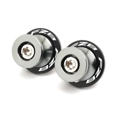 Imagem de jininshengxindianzi Compatible With FZ1 FZ-1 2006-2015 FZ6 N S 2004-2016 FZ8 FZ-8 2010-2018 Swingarm Spools Sliders Stand Screws CNC Motorcycle M6 Bolts(FZ8 Titanium)
