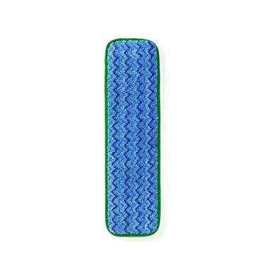 Imagem de Rubbermaid Commercial Microfiber 18-Inch Wet Mopping Pad for Flat Mops, Green (FGQ41000GR00)