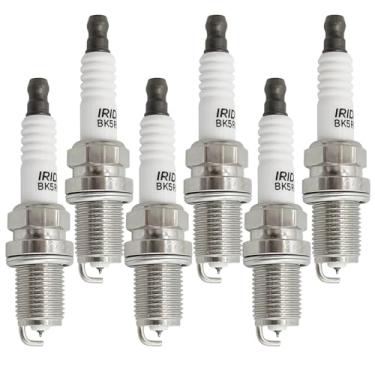 Imagem de BLH Vela de ignição irídio 4504 conjunto de 6 peças compatível com Toyota Camry 2002-2006, Highlander 2001-2010, Sienna 2000-2006, Avalon Solar e Lexus ES300 RX300 3.0L 3.3L V6