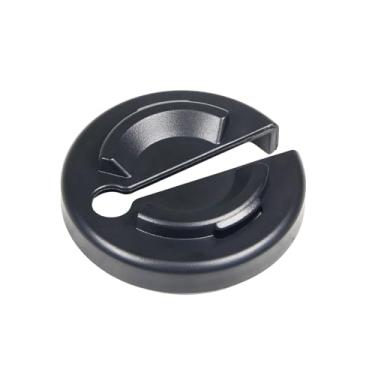 Imagem de Utoolmart Cortador de garrafa de vinho de aço inoxidável 420 - abridor de vinho para garrafas de vinho - removedor de etiqueta de pescoço - cortador de vedação superior de vinho (preto)