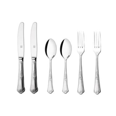 Imagem de Kit Talheres de Sobremesa Hercules Classique Aço inox 6 peças