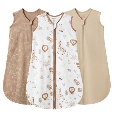 Imagem de Saco de dormir para bebês, pacote com 3 JELLYMONI de 6 a 12 meses, alg