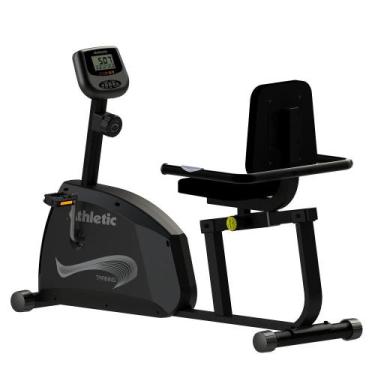 Imagem de Bicicleta Ergométrica Horizontal Athletic Training 8 Níveis Magnéticos
