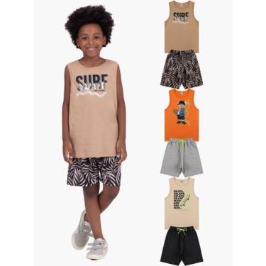 Imagem de Kit 3 Conjuntos Infantil Menino Skate - Vida Costeira Oficial, 10