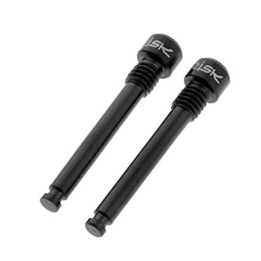 Imagem de SM SunniMix 2 peças parafuso M4 ultraleve TC4 parafuso de liga de titânio rosqueado parafuso de freio a disco hidráulico parafusos fixos - preto, M4 x 30 mm