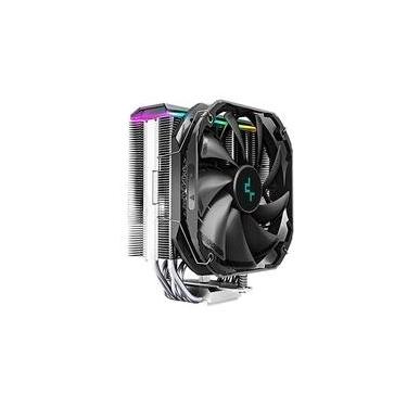 Imagem de Cooler para Processador Deepcool AS500, RGB, Intel e AMD, 140mm, Preto - R-AS500-BKNLMN-G