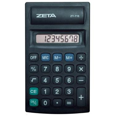 Imagem de Calculadora Pessoal Zeta Zt715 8 Digitos