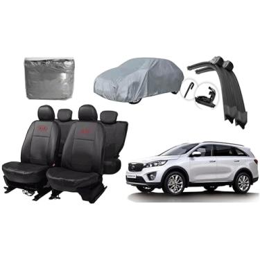 Imagem de Capa de couro +Capa de cobrir + Limpador de para - brisa -Kia sorento 15-19