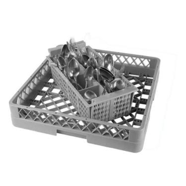 Imagem de Rack Lisa + 2 Cestos Copos e Talheres Lava Louças 50cm - az135