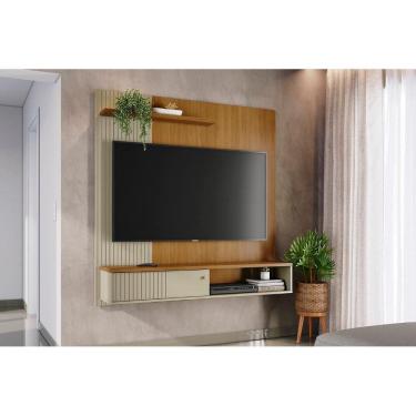 Imagem de Estante Aurora para TV de até 65 polegadas - Cumaru Opala - Madetec