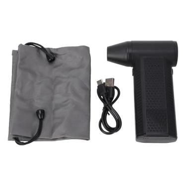 Imagem de Ventilador de ar portátil 130000RPM Velocidade 52 M/S 4 engrenagens Espanador de ar comprimido ajustável para teclado